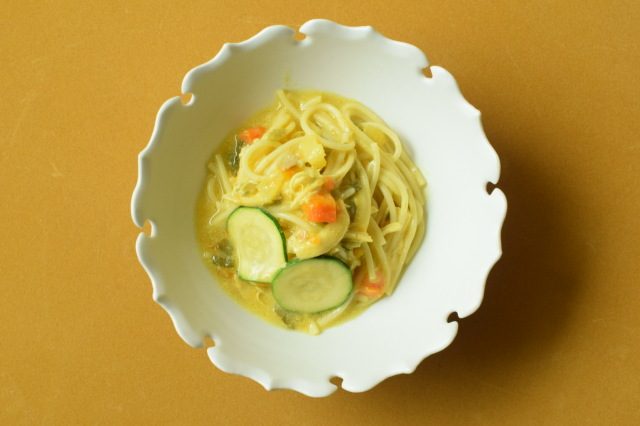 ★季節限定・数量限定★ズッキーニのカレークリームパスタ【冷凍】
