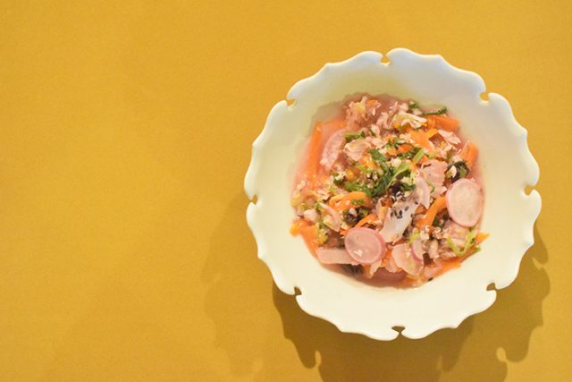 ★季節限定・数量限定★春野菜とぶりツナのしりしりサラダ【冷凍】